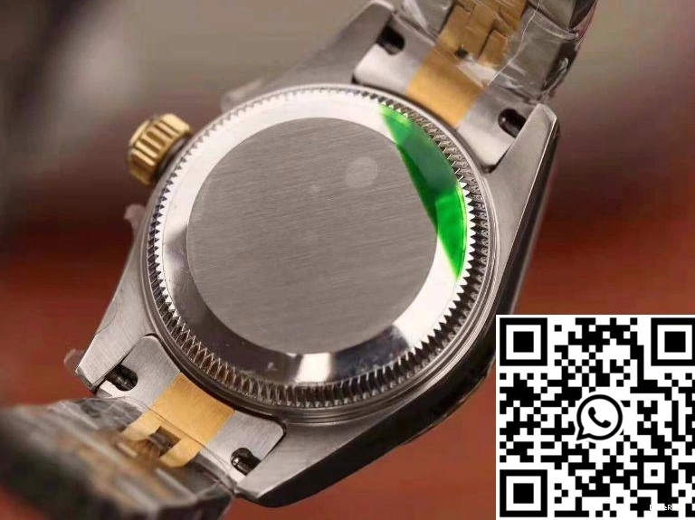 Dial 18K Gold Rolex Silver Datejust 28MM Lady 0215